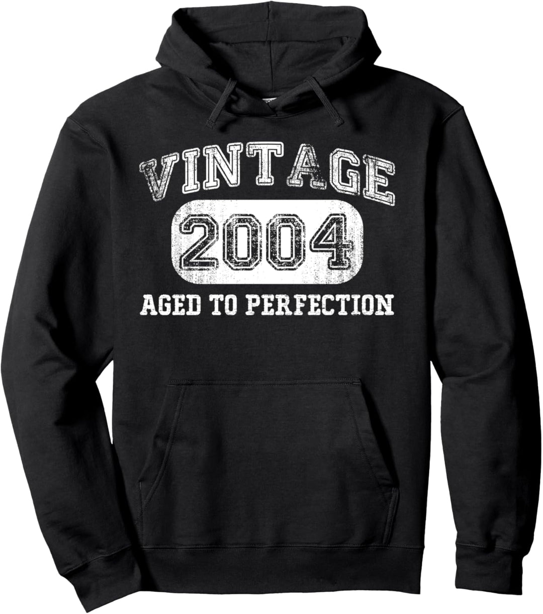 Vintage 2004 Geburtstagsgeschenk 18 Jahre alt Pullover Hoodie