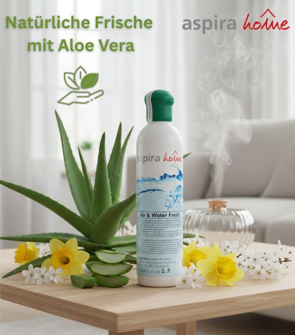 Aspira Home Duftstoff mit Aloe Vera - Duftöl für Wasserstaubsauger/Staubsauger mit Wasserfiter und A
