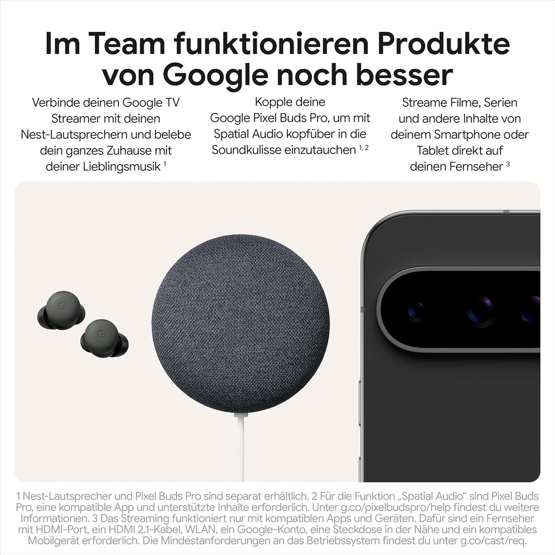 Google TV Streamer 4K – entspannte Unterhaltung durch schnelles Streaming und Fernbedienung mit Spra