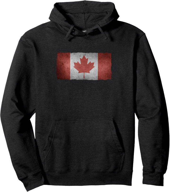 Kanada Flagge Ahornblatt Canada Flaggen für Damen Herren Pullover Hoodie