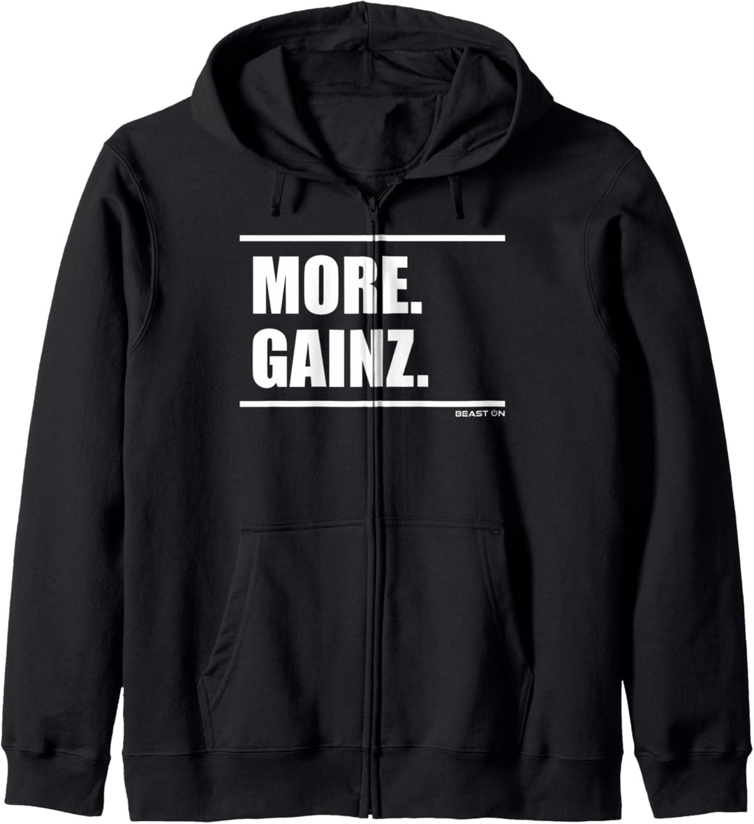 More Gainz Bodybuilding Gains Training Gym Fitness Workout Kapuzenjacke