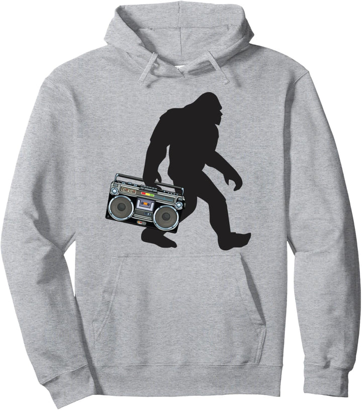 Retro Vintage Bigfoot Sasquatch Funny Gift Pullover Hoodie
