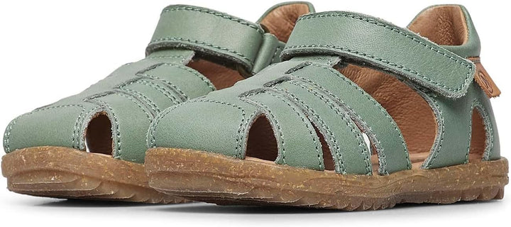 Naturino Halb geschlossene Sandalen aus Leder 20 EU Salbei, 20 EU Salbei