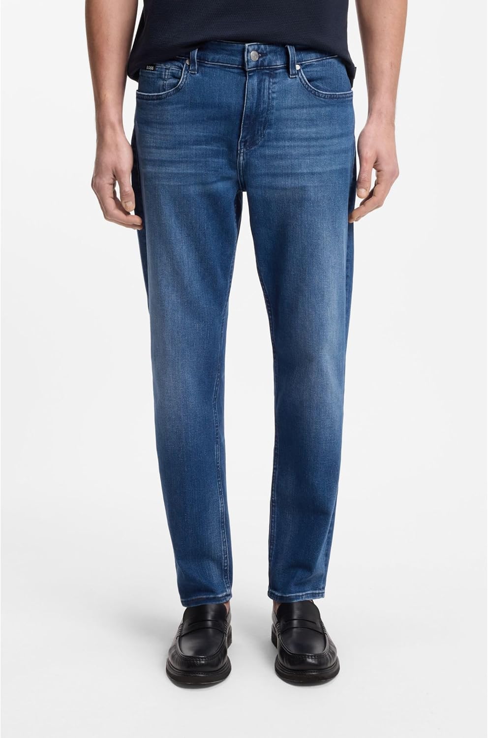 BOSS Herren Hugo Boss H-re.maine Jeans 30W / 34L Mittelblau420, 30W / 34L Mittelblau420