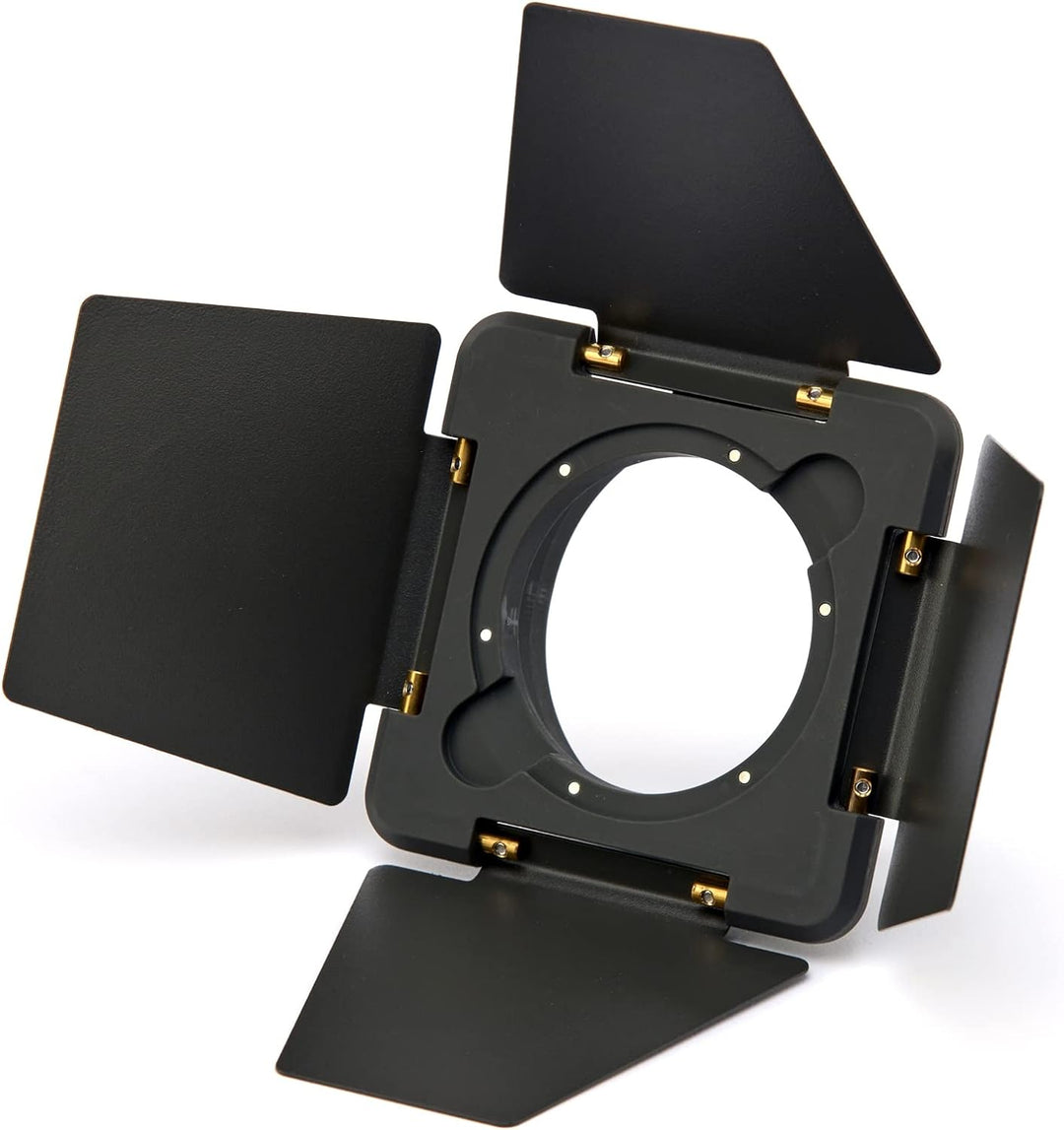 Hobolite Barndoors, Abschirmklappen-Set für Mini LED-Dauerlicht für Fotografie (20W) Mini Barndoor-S