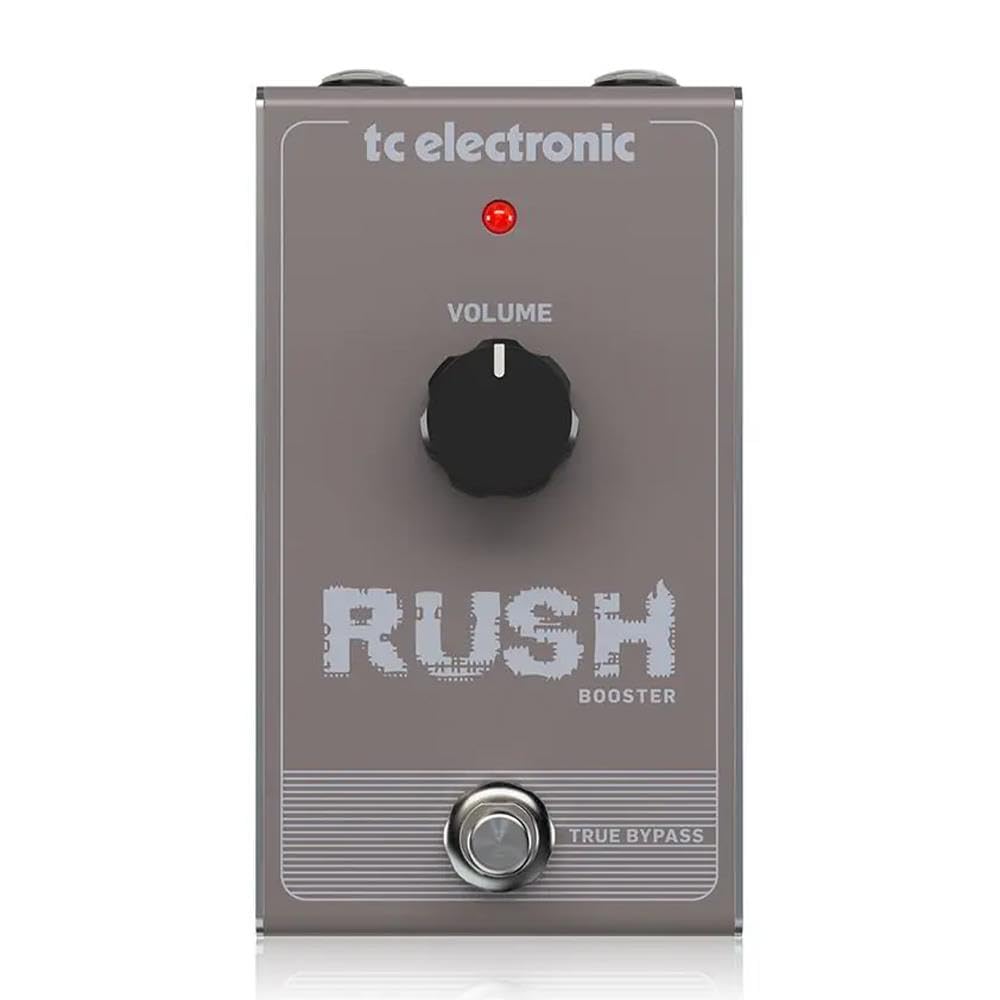 TC Electronic RUSH BOOSTER Ultra-transparenter Clean Boost mit kraftvollem 20 dB Gain