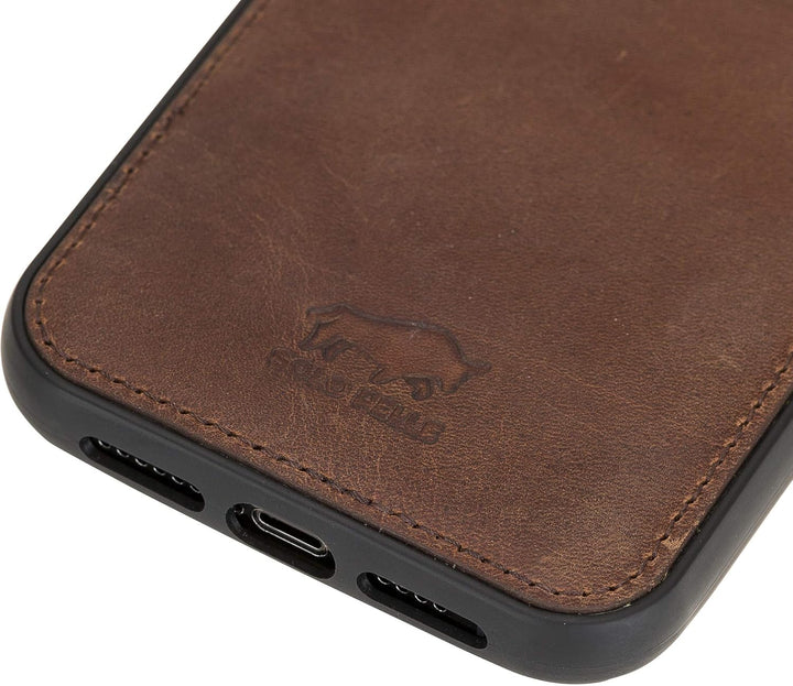 Solo Pelle Lederhülle für das iPhone 12 Pro Max in 6.7 Zoll Stanford Case Leder Hülle Ledertasche Ba
