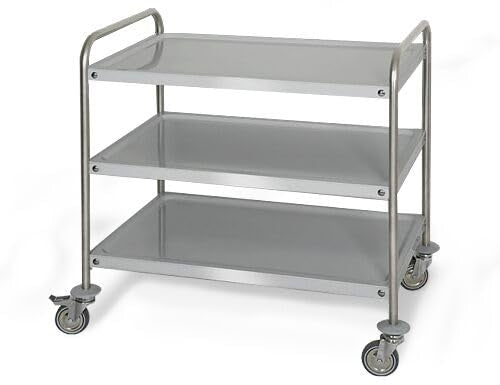 GGM Gastro | S3K126 | Servierwagen - 1200x600mm - mit 3 Abstellflächen