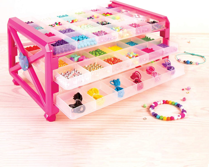 Make It Real DIY-Schmuckbastelset mit Perlen, Anhängern und Aufbewahrungsmöglichkeit – Kunst- und Ba