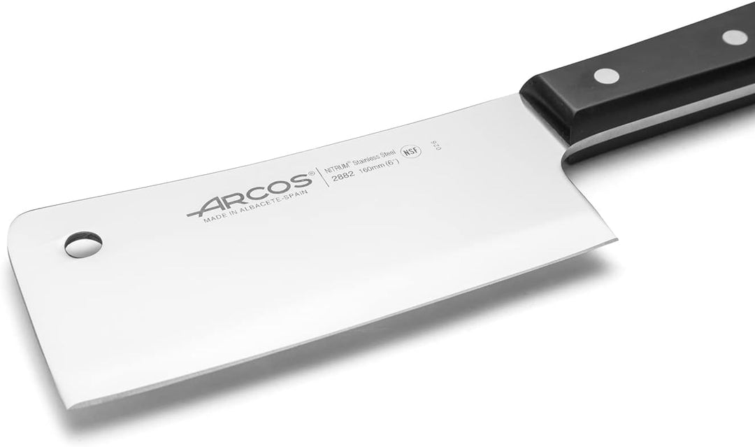 Arcos 288200 Serie Universal - Hackmesser - Klinge Nitrum Edelstahl 160 mm - HandGriff Polyoxymethyl