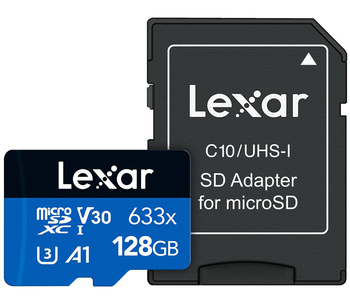 256 GB W/SD Adapter Schwarz, Blau 128 GB 128 GB SD Adapter, 128 GB SD Adapter