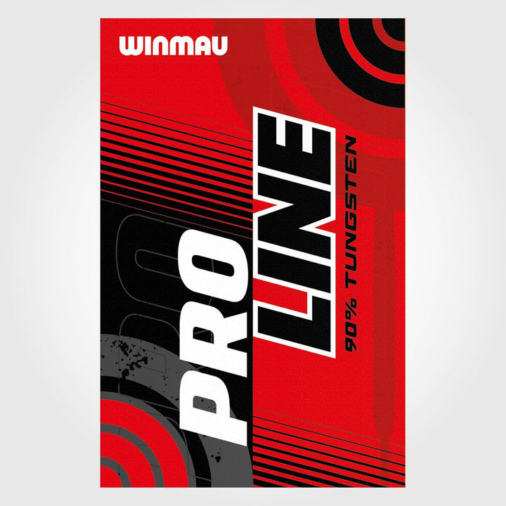 WINMAU Pro-Line Profi Wolfram Steeltip Dartpfeile Set mit Flights und Schäfte 25g Steeltip, 25g Stee