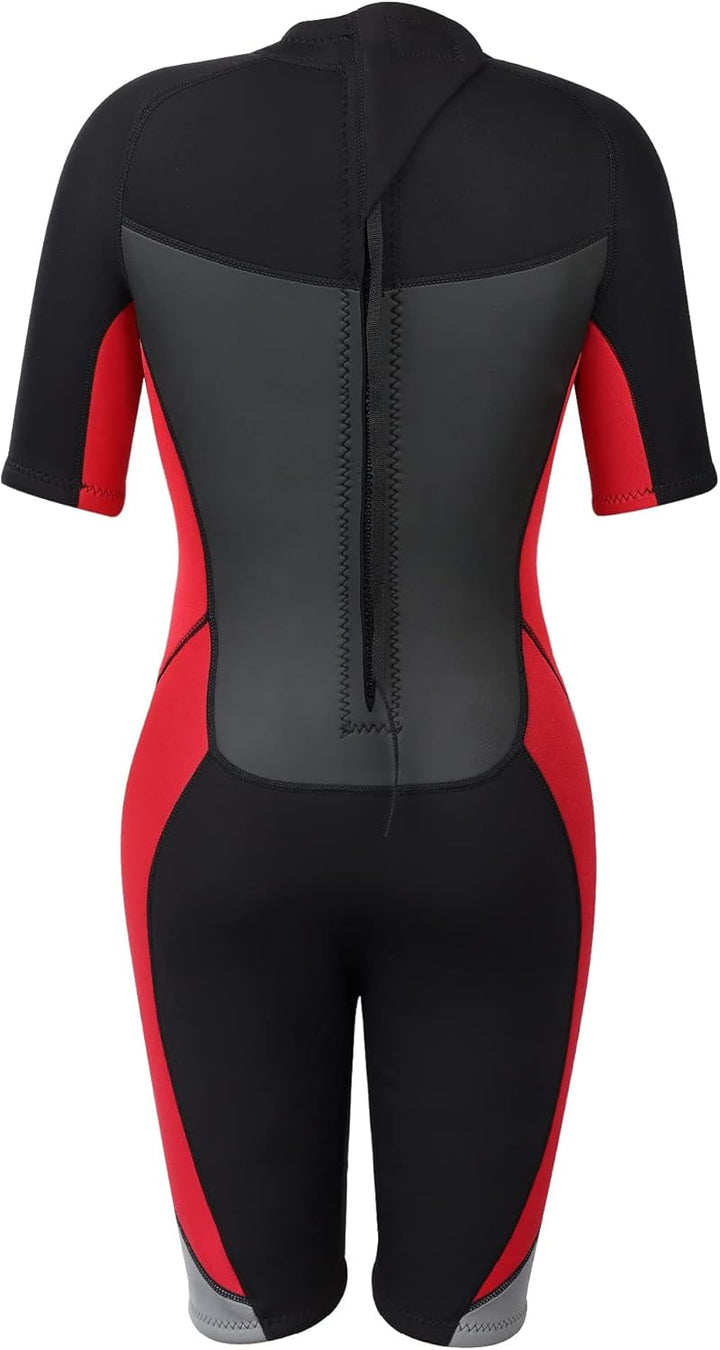 Owntop Neoprenanzug kurz Herren &amp; Damen, 3/2 mm Neopren Wetsuit für Tauchen, Surfen, Schwimmen und K