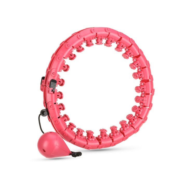 Queenfit Smart Hula Hoop Reifen Erwachsene, Hula Hoop mit Gewicht, Hulahuppreif zum Abnehmen, Smart