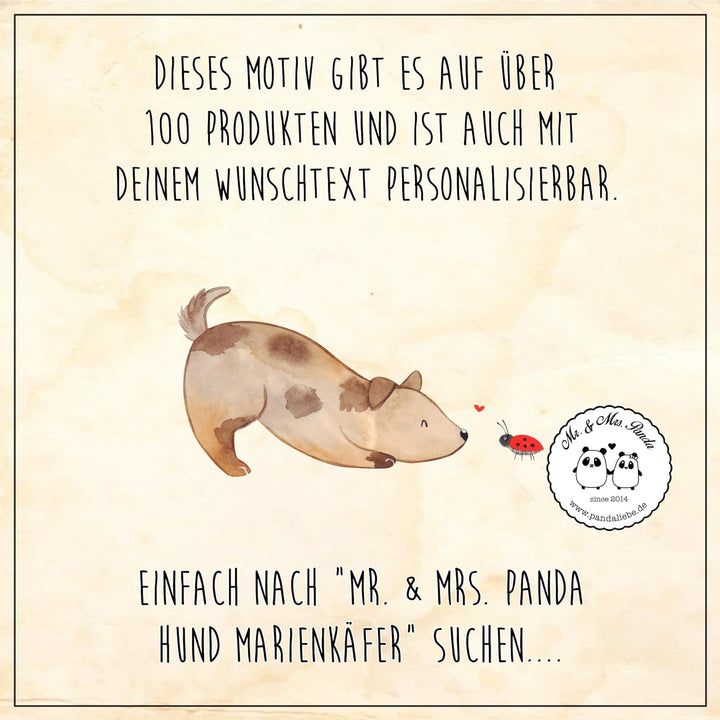 Mr. & Mrs. Panda Motiv WC Sitz Hund Marienkäfer - Geschenk, WC-Sitz, Toilette, Hunderasse, Klobrille