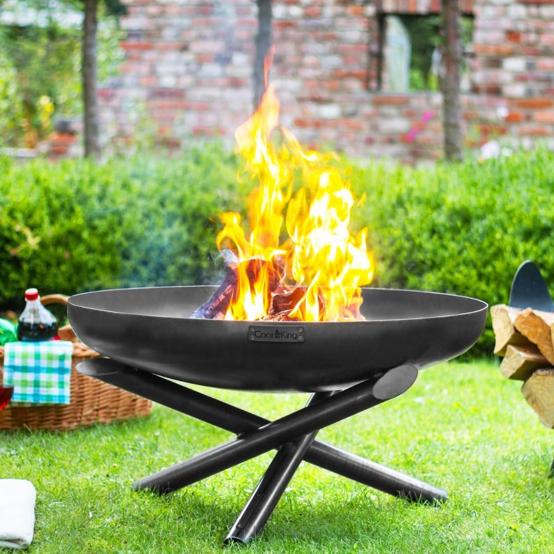 CookKing Feuerschale Feuerkorb Grill Feuerstelle - Indiana - echte Handarbeit - Ø100cm