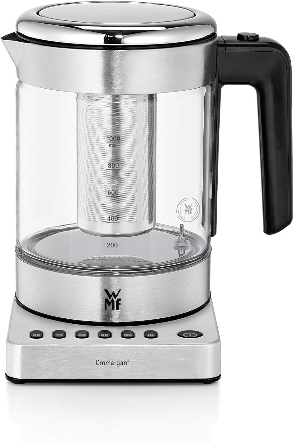 WMF Küchenminis 2 in 1 Vario Wasserkocher mit Temperatureinstellung, 1,0l, 1900 W & Küchenminis 1-Sc