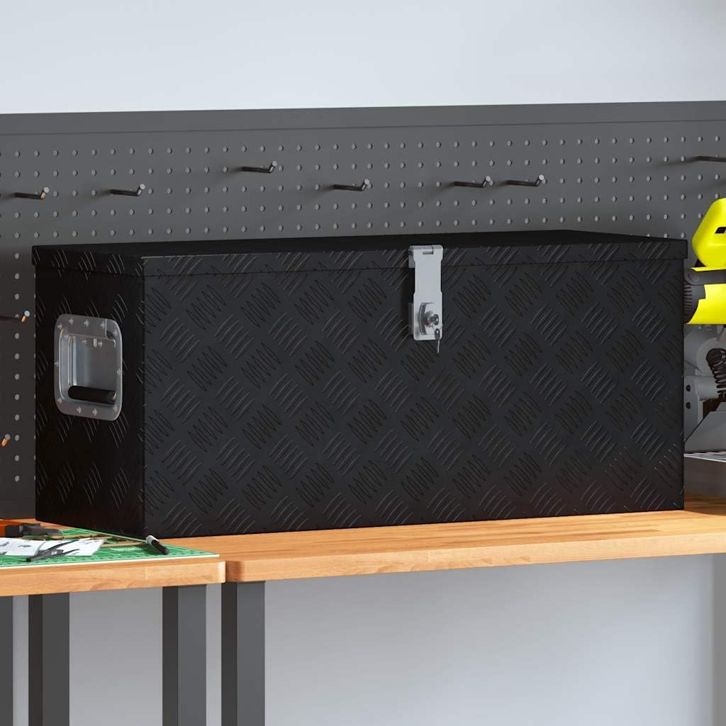 vidaXL Aluminiumkiste Werkzeugbox Transportkiste Transportkoffer Aluminiumkoffer Alu Koffer Box Lage