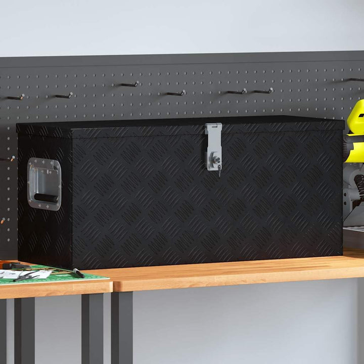 vidaXL Aluminiumkiste Werkzeugbox Transportkiste Transportkoffer Aluminiumkoffer Alu Koffer Box Lage