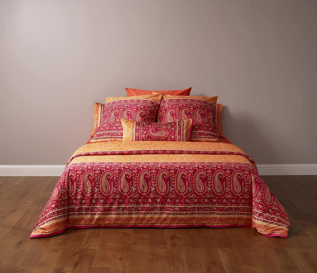 Bassetti Bettwäsche, Baumwolle, ORANGE, 135x200, 2 135x200 Orange, 135x200 Orange