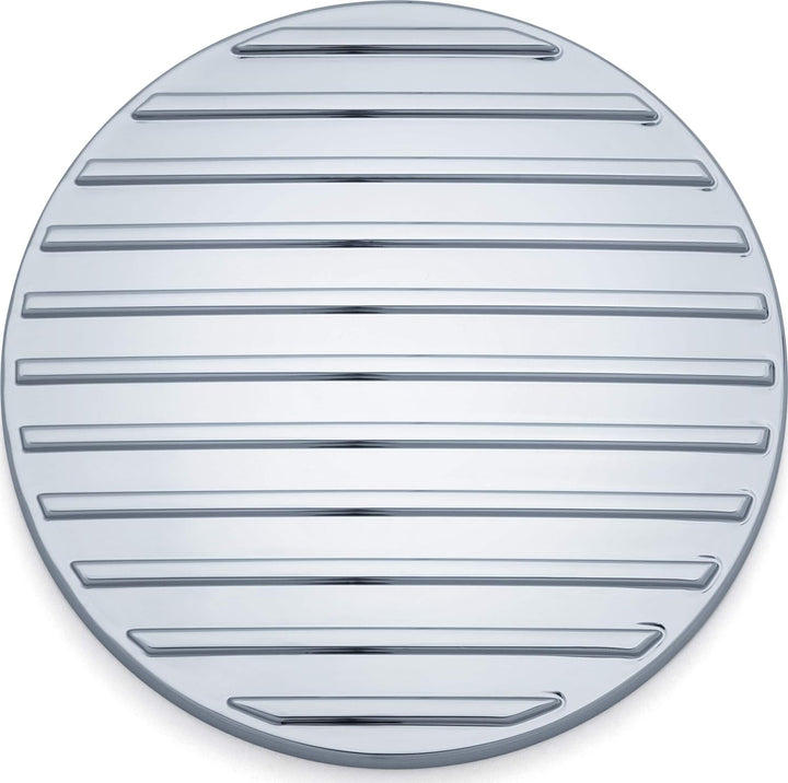 Kuryakyn 6064 Motorrad Accent Zubehör: Finned Front Primary Accent für 2007-17 Harley-Davidson Softa