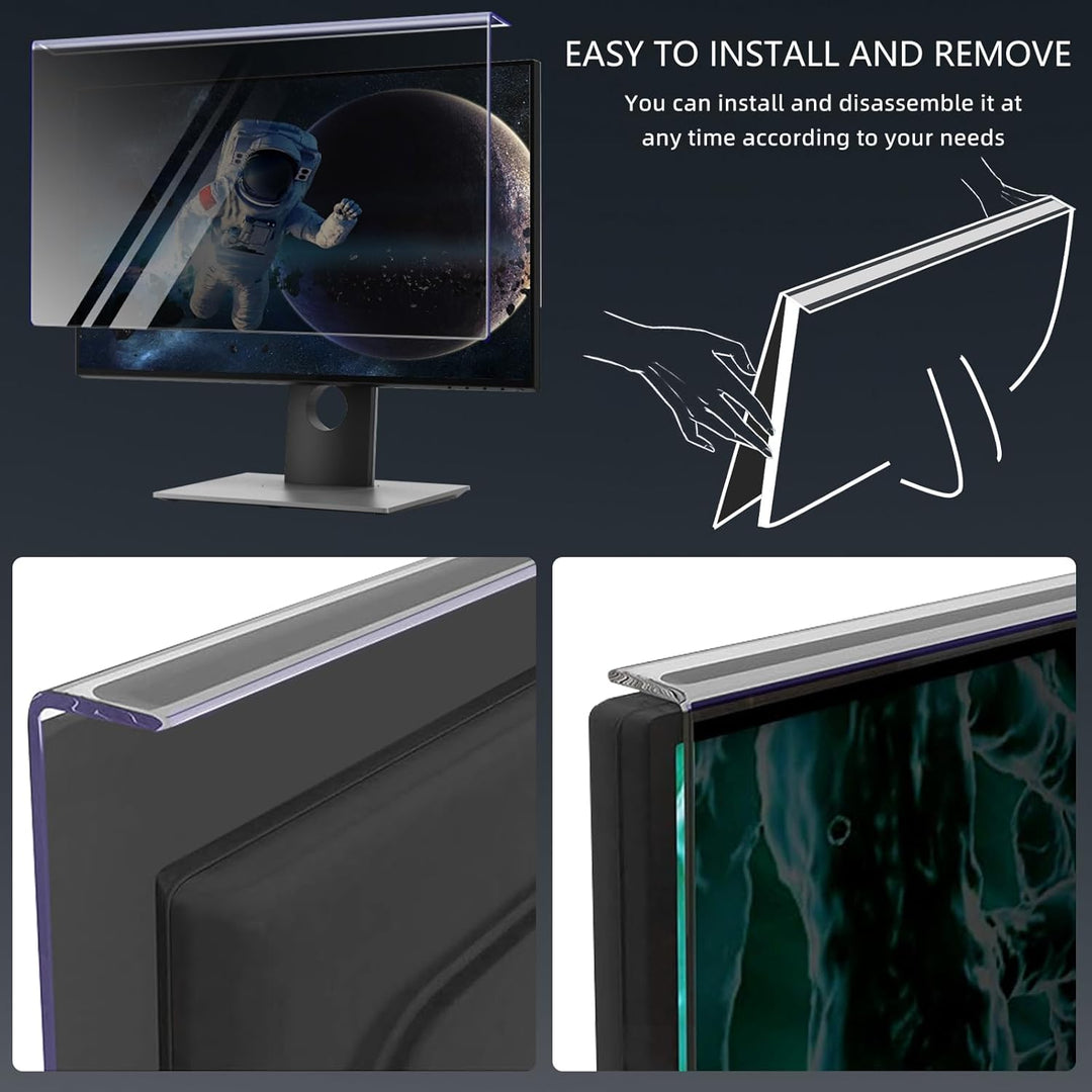 HaruYo 20-22 Zoll Hängende Blickschutzfilter Blickschutzfolie für 20/21,5/22 Zoll Monitor, Privacy P