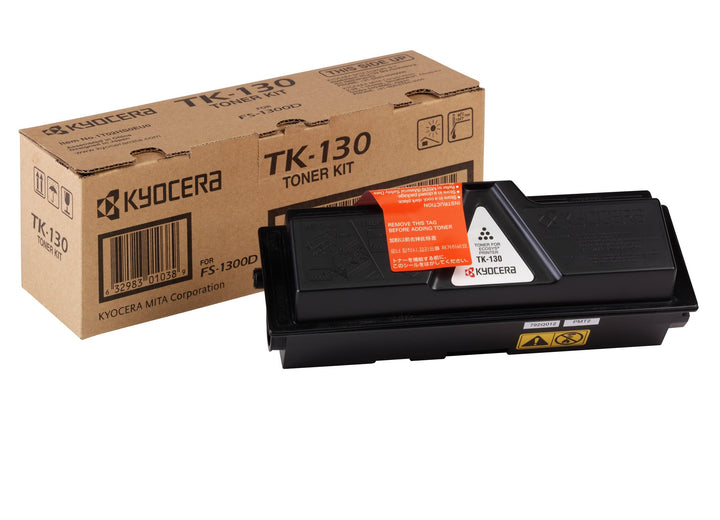 Kyocera TK-130 Original Toner-Kartusche Schwarz 1T02HS0EU0. Kompatibel für FS-1028MFP, FS-1128MFP, F