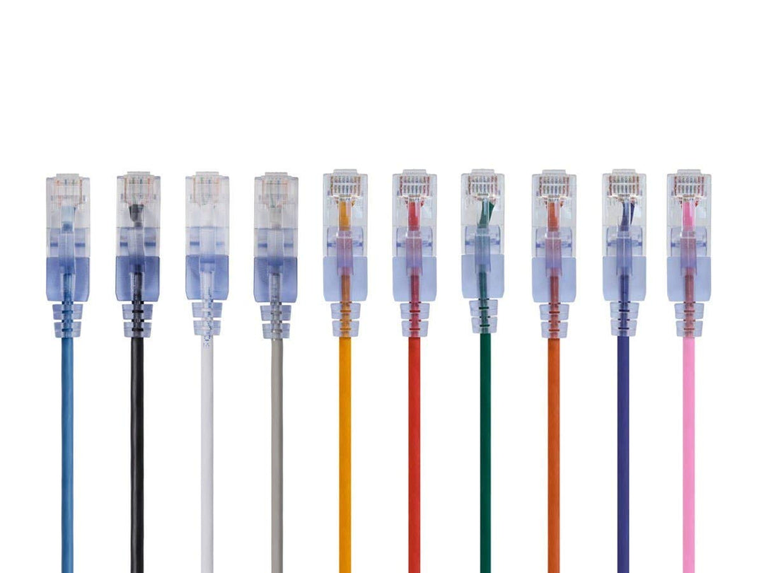 Monoprice SlimRun Cat6A Ethernet-Patchkabel – Netzwerk-Internetkabel – RJ45, verseilt, UTP, reines b