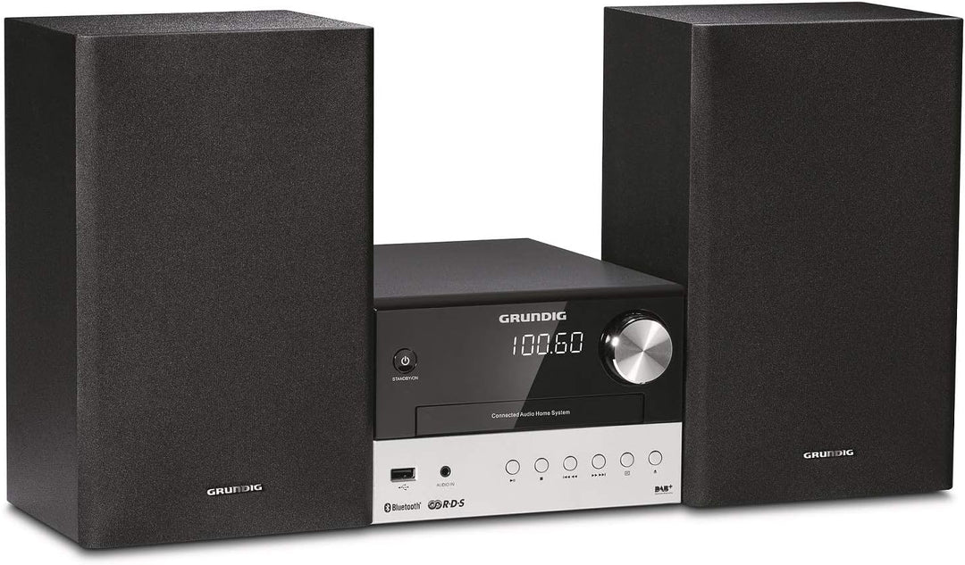 Grundig CMS 3000 BT DAB HiFi System Schwarz FM/DAB+ 30 Watt RMS Single, FM/DAB+ 30 Watt RMS Single