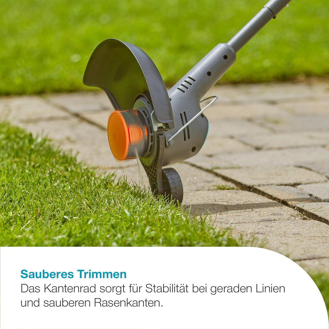 Gardena EasyTrim 25/18V Solo Akku-Rasentrimmer, 2-in-1-Funktion, leicht und ergonomisch, ideal für p
