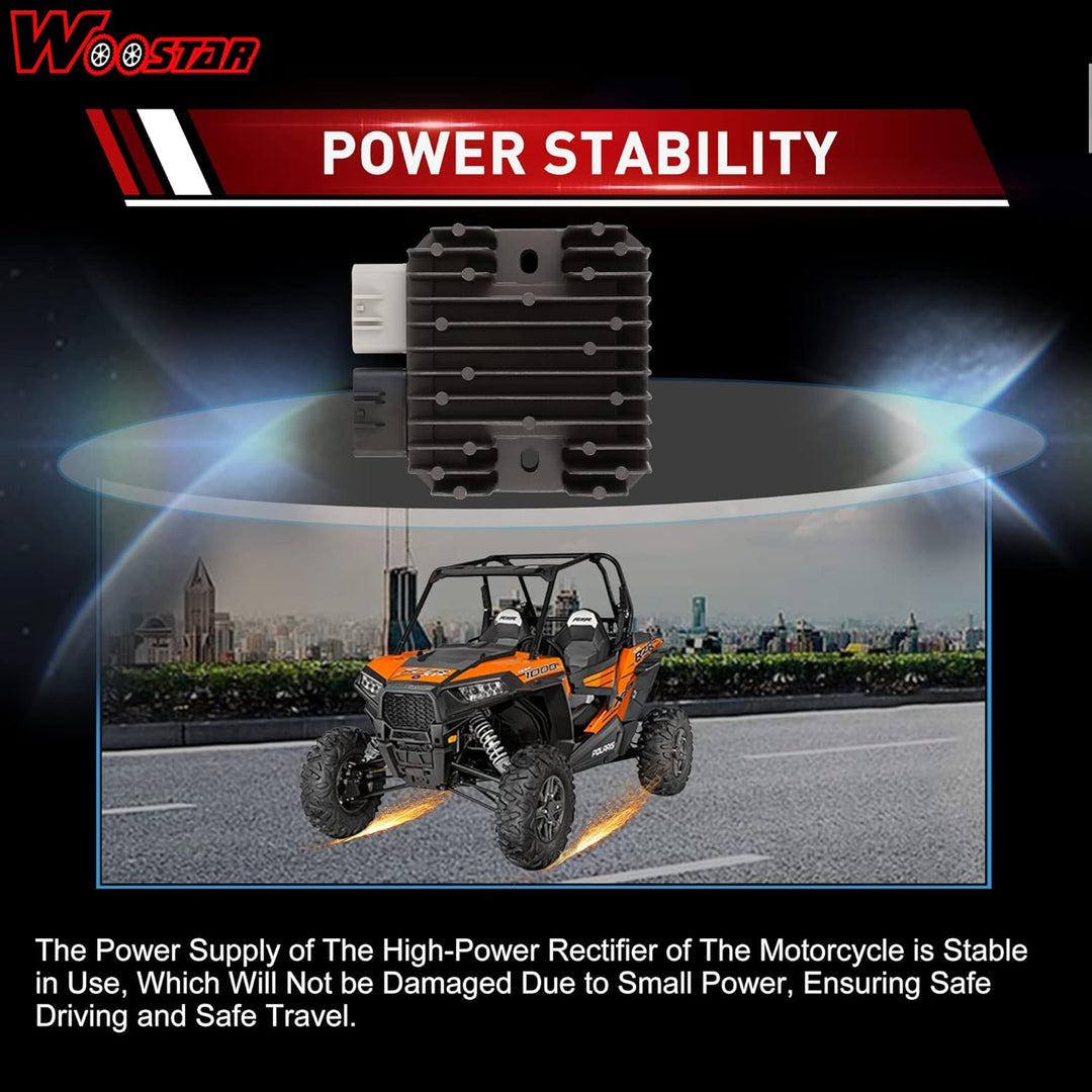 WOOSTAR 5 Pin Spannungsregler Kabelbaum Länge 1500mm Ersatz für Polaris RZR 4 900 1000 570 Sportsman