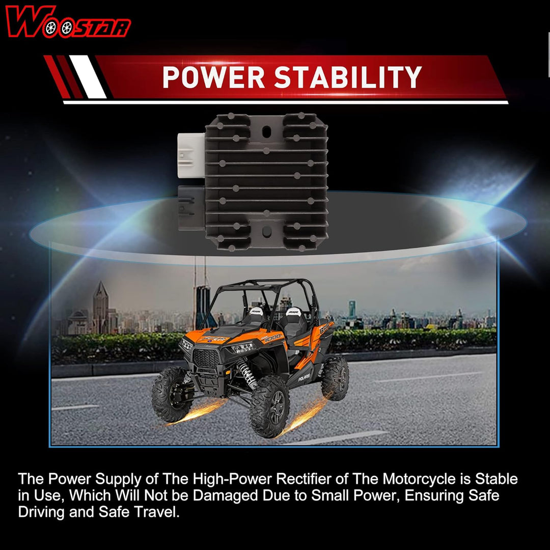 WOOSTAR 5 Pin Spannungsregler Kabelbaum Länge 1500mm Ersatz für Polaris RZR 4 900 1000 570 Sportsman