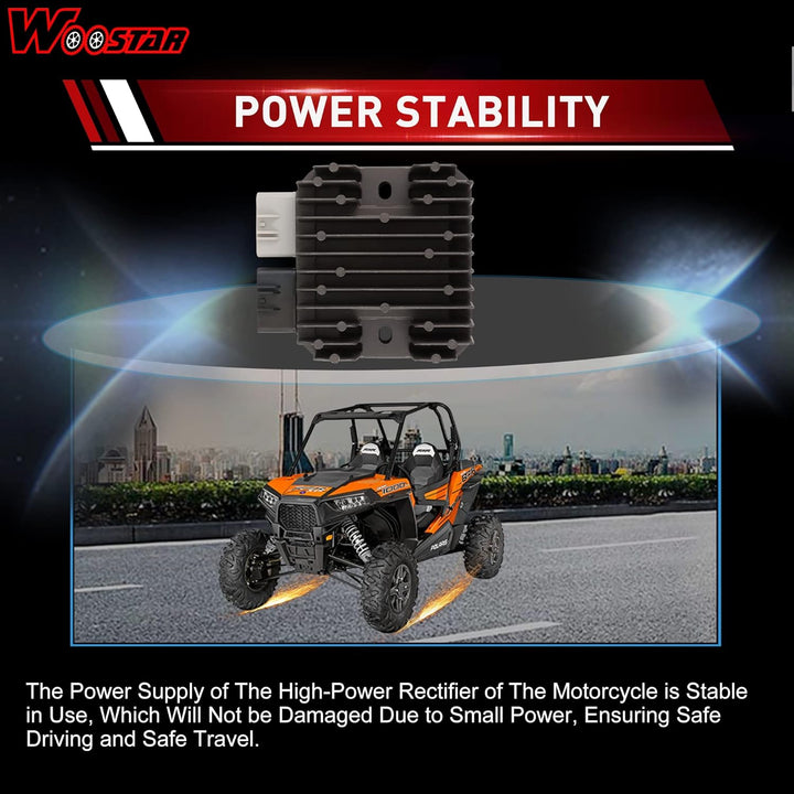 WOOSTAR 5 Pin Spannungsregler Kabelbaum Länge 1500mm Ersatz für Polaris RZR 4 900 1000 570 Sportsman