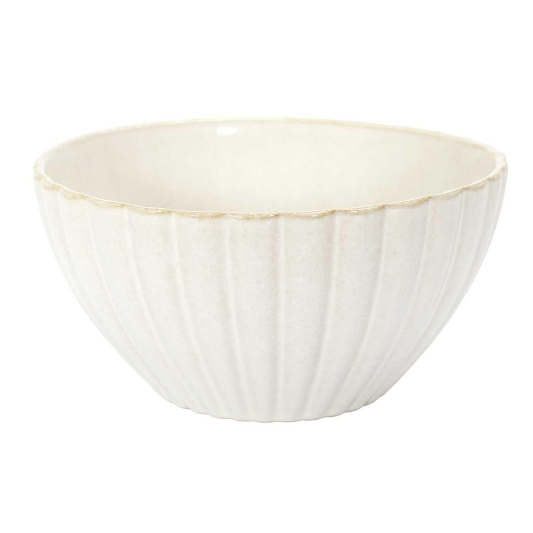 HOME DECO FACTORY, KA0411, Elegant Ceramic Salad Bowl, ideal for Salads and Fruit, Refined Design an