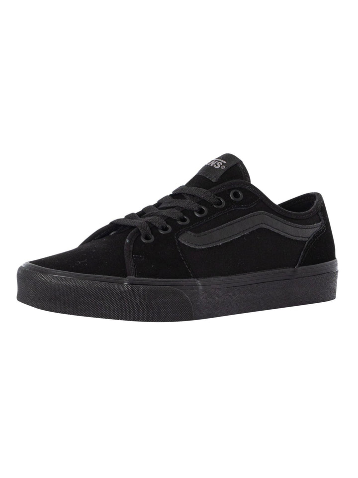 Vans Herren Filmore Decon Seasonal Sneaker 41 EU Suede Canvas Black Black, 41 EU Suede Canvas Black