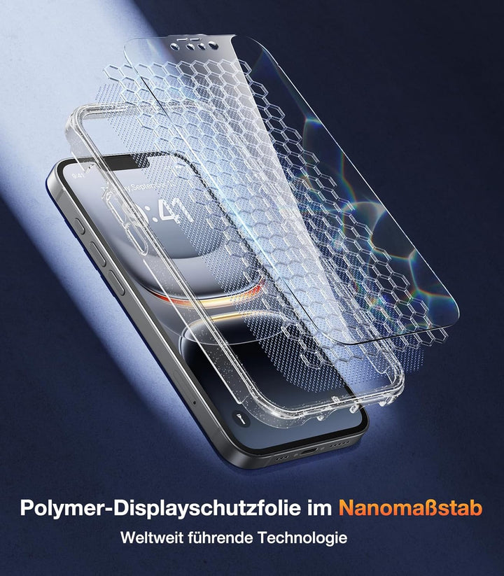 Diaclara für iPhone 17e Hülle & iPhone 16e Hülle mit MagSafe, Militärschutz 360 Grad Vollschutz mit