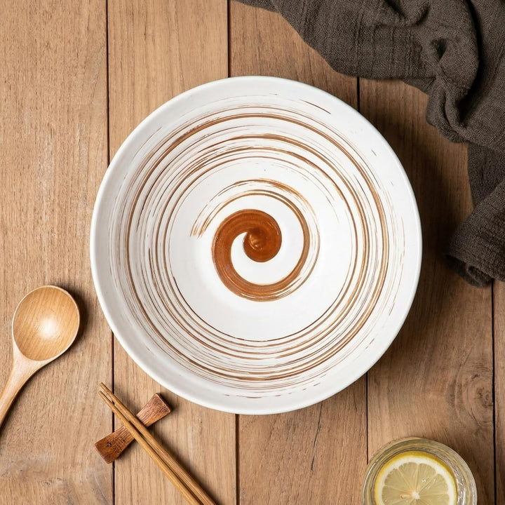 YUN TAO Ramenschalen aus Keramik, gross, japanischer Stil, Servierschalen für Salat, Udon, Soba, Pho