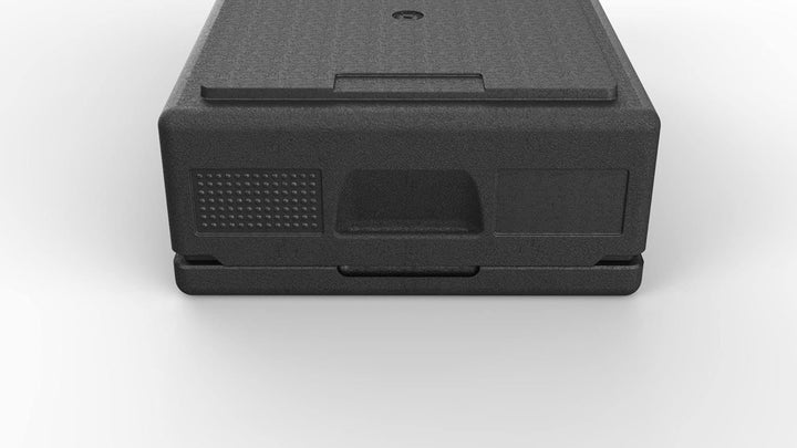 KÄNGABOX® Thermobox Expert GN 1/1 - Die Thermobox für Profis. 21-46 Liter EPP Isolierbox Schwarz 21