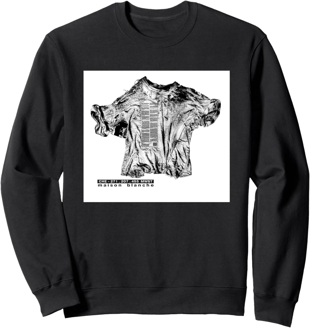 Maison Blanche, Vintage-T-Shirt, inspirierter Druck Sweatshirt