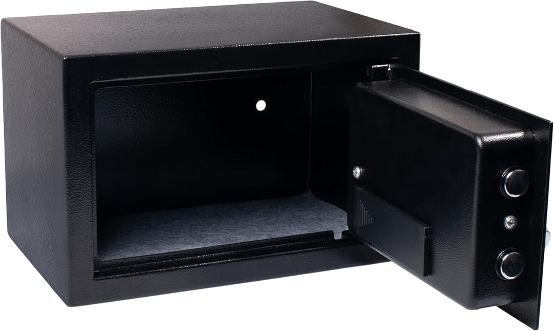 Pavo 8040391 Wand/Tisch Tresor 31x20x20 cm-Safe mit elektronischem Zahlenschloss