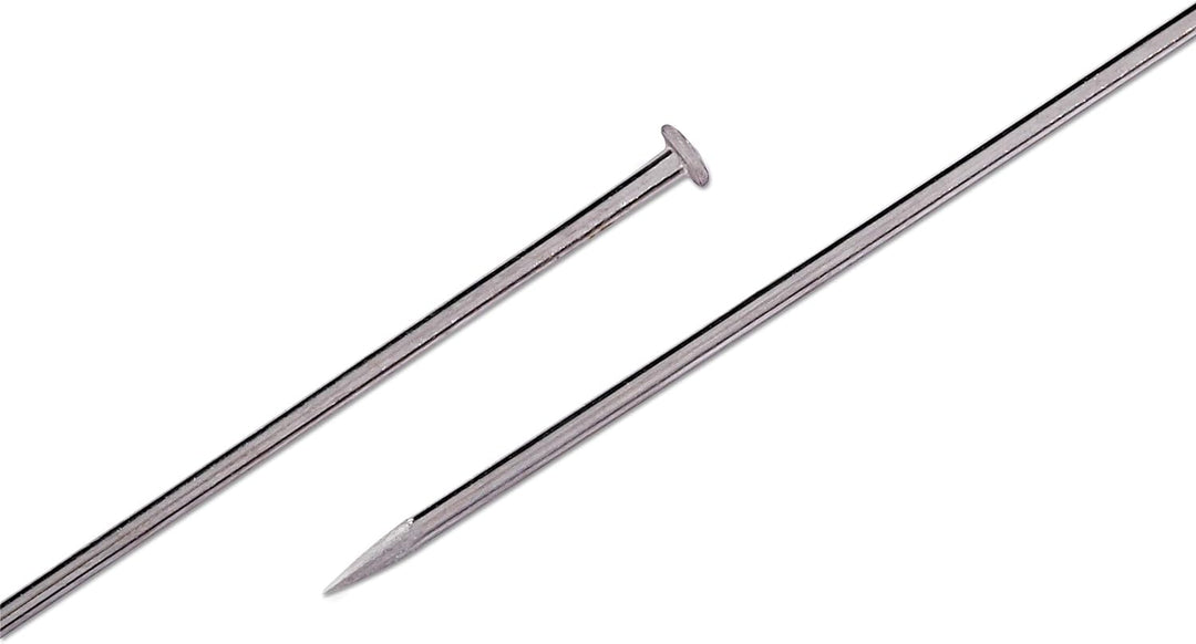 Prym Stecknadeln, 0,60 x 30mm, silberfarbig, 500g, Pappdose, Stahl, 30 x 0,6mm 30 x 0,60mm, 30 x 0,6