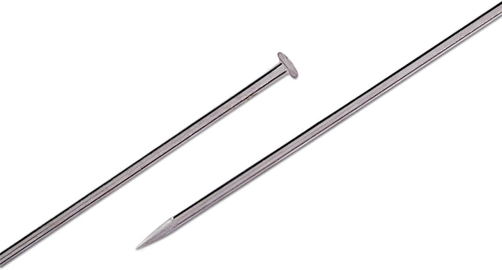 Prym Stecknadeln, 0,60 x 30mm, silberfarbig, 500g, Pappdose, Stahl, 30 x 0,6mm 30 x 0,60mm, 30 x 0,6