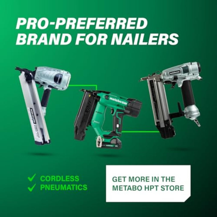 Metabo HPT Handnagler, professionelle pneumatische Nagelgeräte, Handflächen-Werkzeug für Balken-Aufh