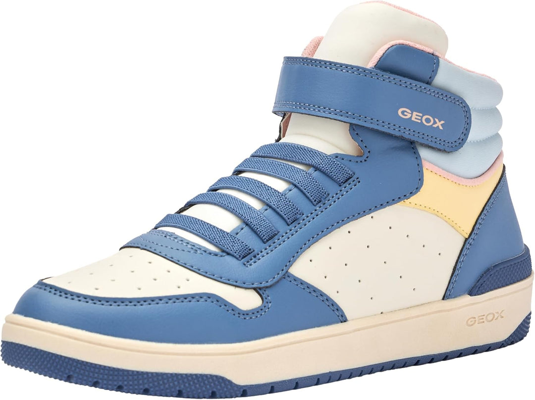 Geox Mädchen J Washiba Girl A Sneaker, Avio Lt Yellow