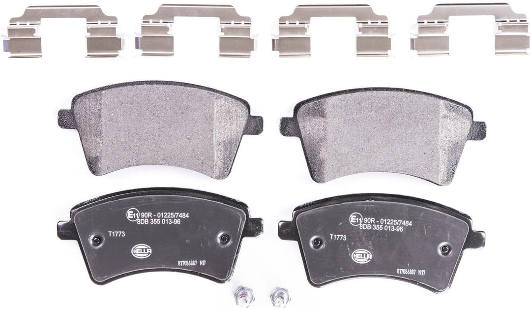 HELLA PAGID 8DB 355 013-961 Bremsbelagsatz - T1773 - Dicke/Stärke: 18.7mm - Bremssystem: TRW - nicht