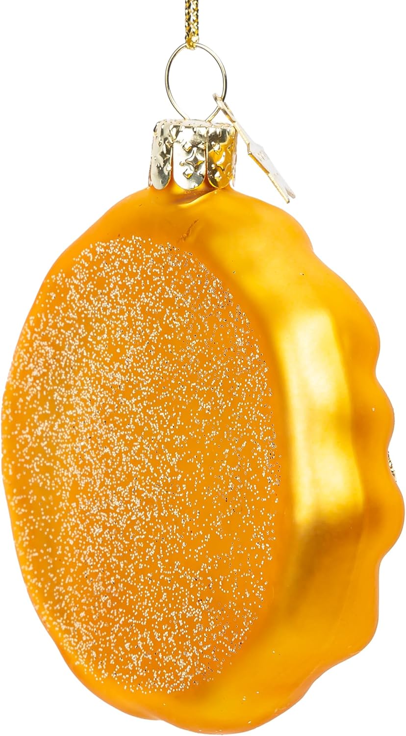 SIKORA Pizza besondere Weihnachtskugel Glas Christbaumschmuck Deko Figur Weihnachten Anhänger Orname