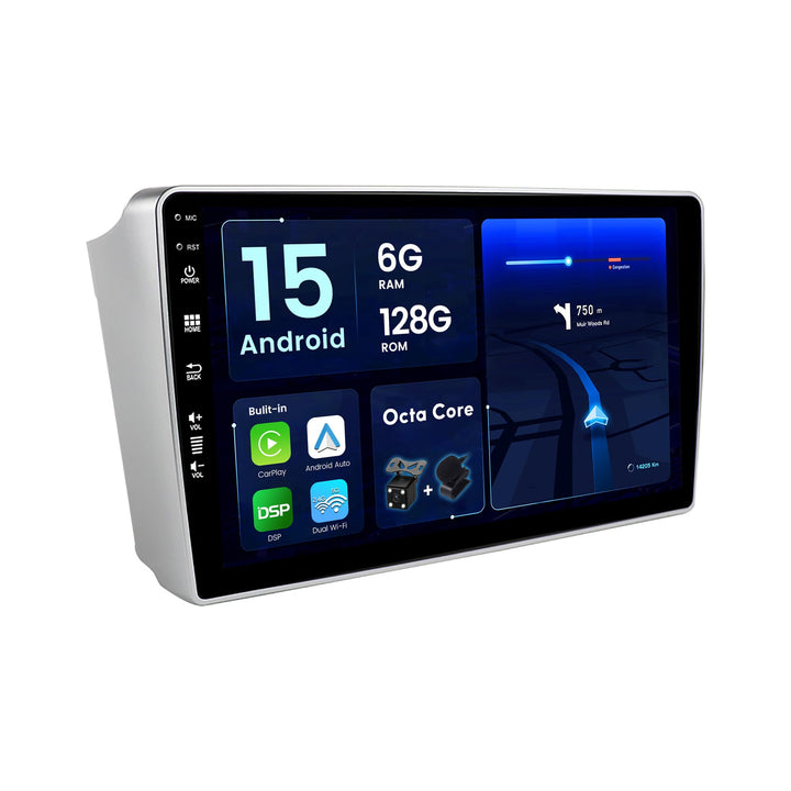 JOYX - 6G+128G - Android 13 IPS Autoradio Passt für Toyota Avensis (2002-2008) - Kabellos CarPlay/An