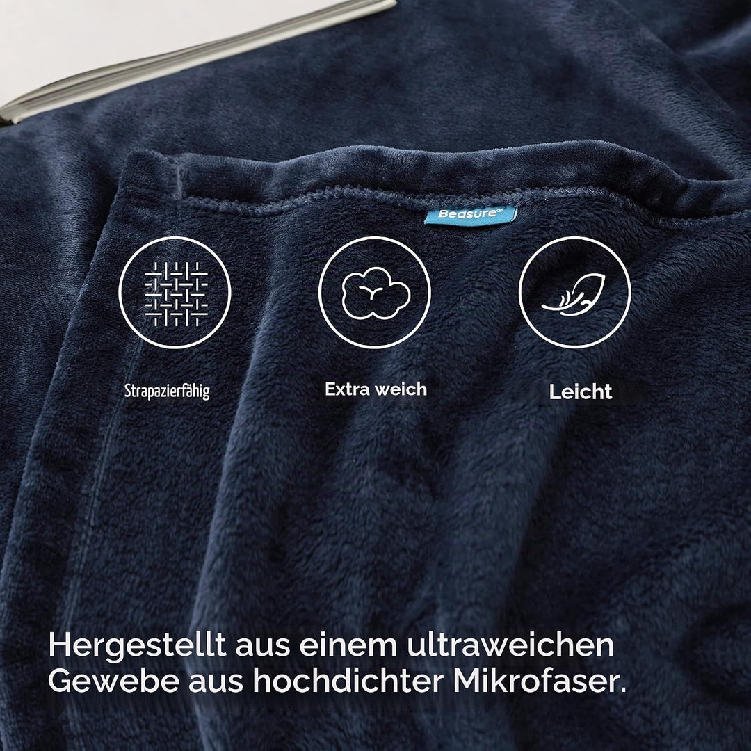 BEDSURE Kuscheldecke Flauschig Decke Fleecedecke - Wohndecke Warm Winter Weich, Sofadecke XXL, Decke