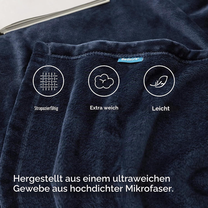 BEDSURE Kuscheldecke Flauschig Decke Fleecedecke - Wohndecke Warm Winter Weich, Sofadecke XXL, Decke