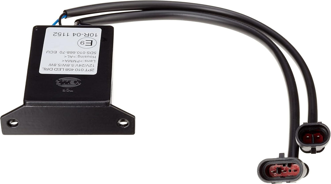 HELLA - LED-Tagfahrleuchtensatz - LEDayFlex - 12/24V - rund - Einbau - Lichtscheibenfarbe: glasklar